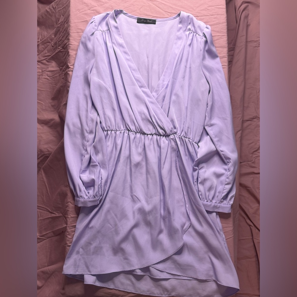 Lavender mini dress